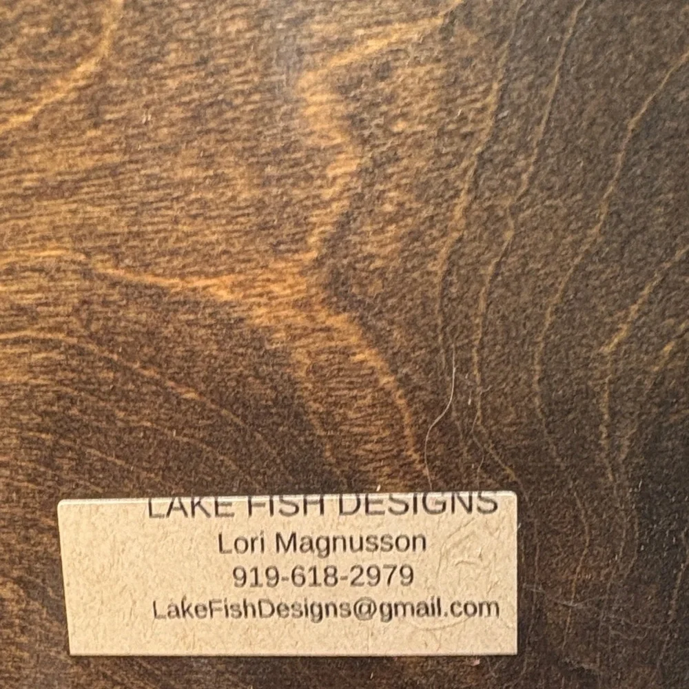 Quality Teal Lake is calling & I must go wooden hanging sign. - Picture 3 of 3